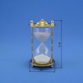 Sanduhr 10 Minuten, Messing-lackiert