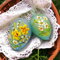 Skleněná ručně malovaná velikonoční vajíčka