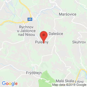 Google map: Pulečný 73 468 02, Rychnov u Jablonce n.N.